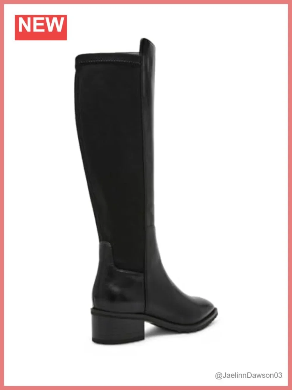Anne Klein Stamford Over-the-Knee Faux Leather Boots Women's Knee High Zip Heels